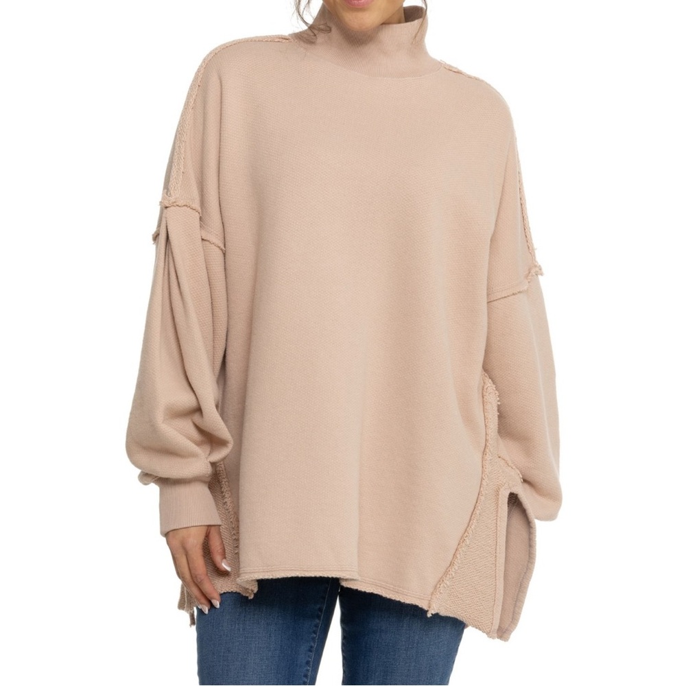 Free People Wonderful Pullover Sweatshirt - Size XS - Worn 1X•Perfect Condition